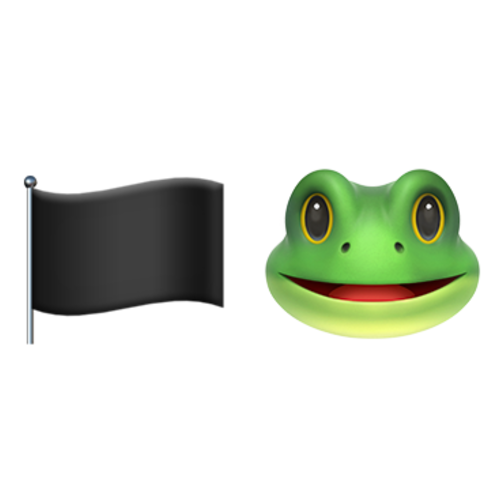 🏴🐸 Emoji Domain iOS rendering